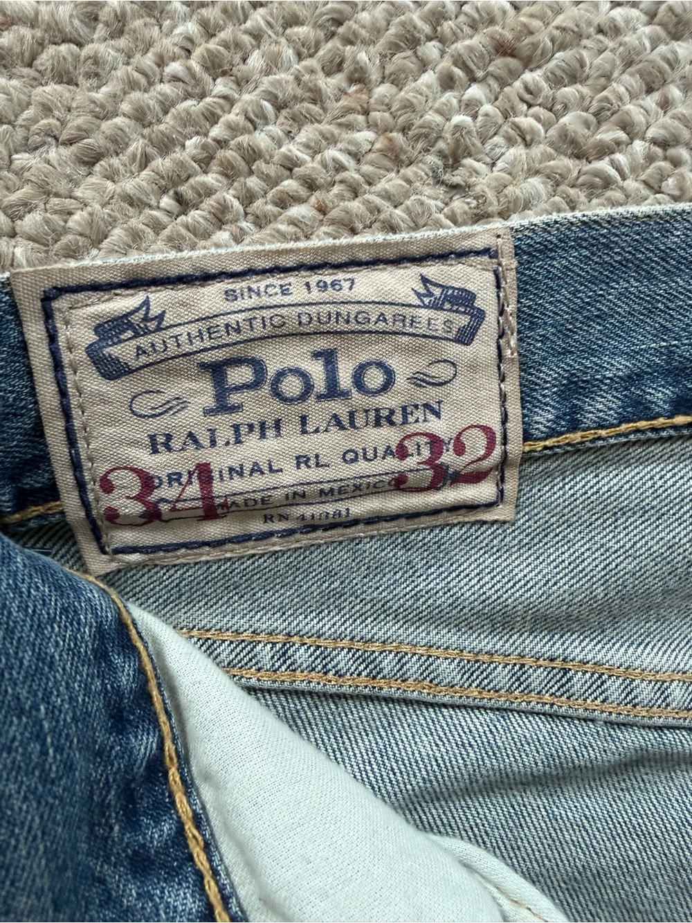 Ralph Lauren Light Blue Straight Jeans - Picture 3 of 4